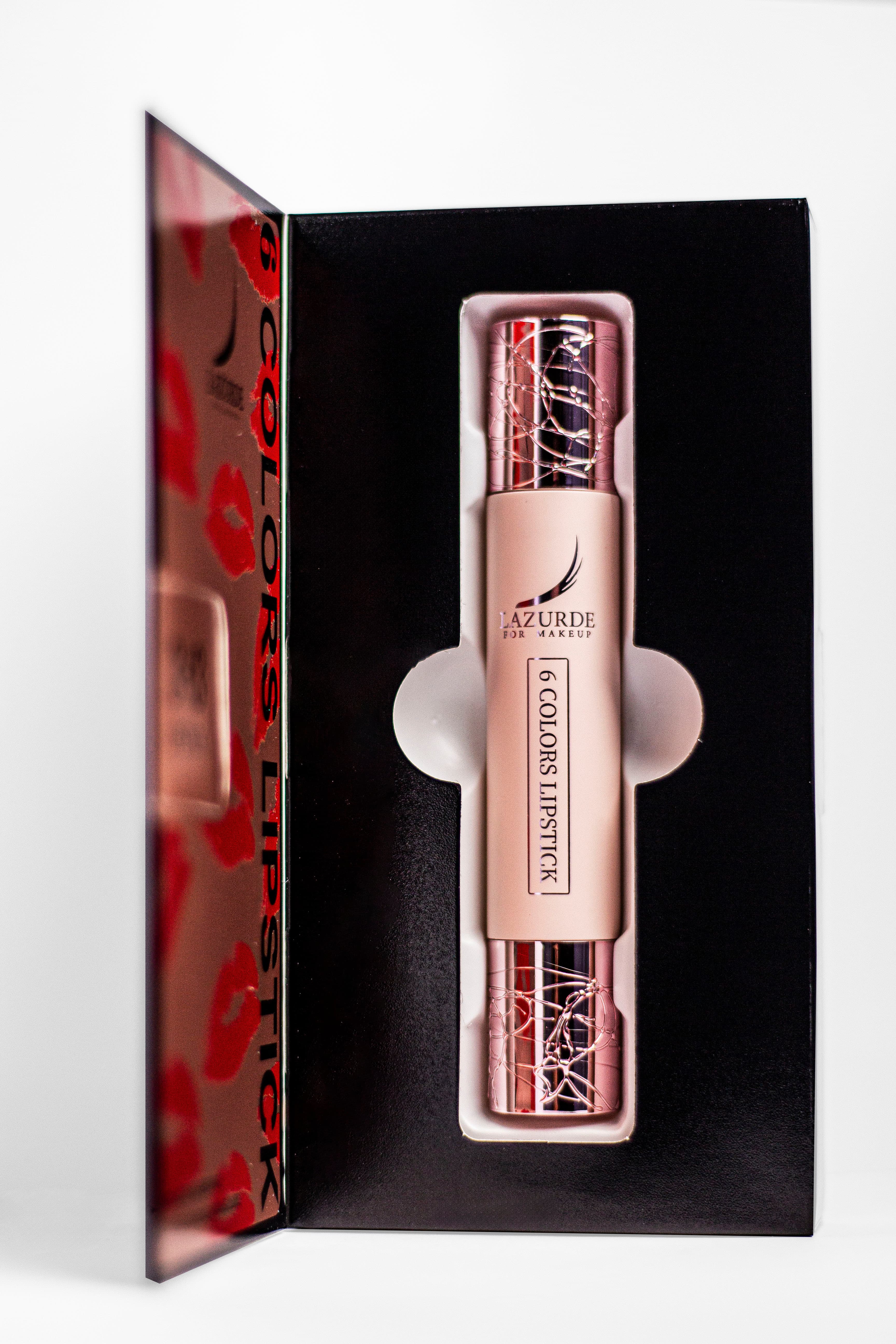 LAZURDE 3+3 COLOR LIPSTICK