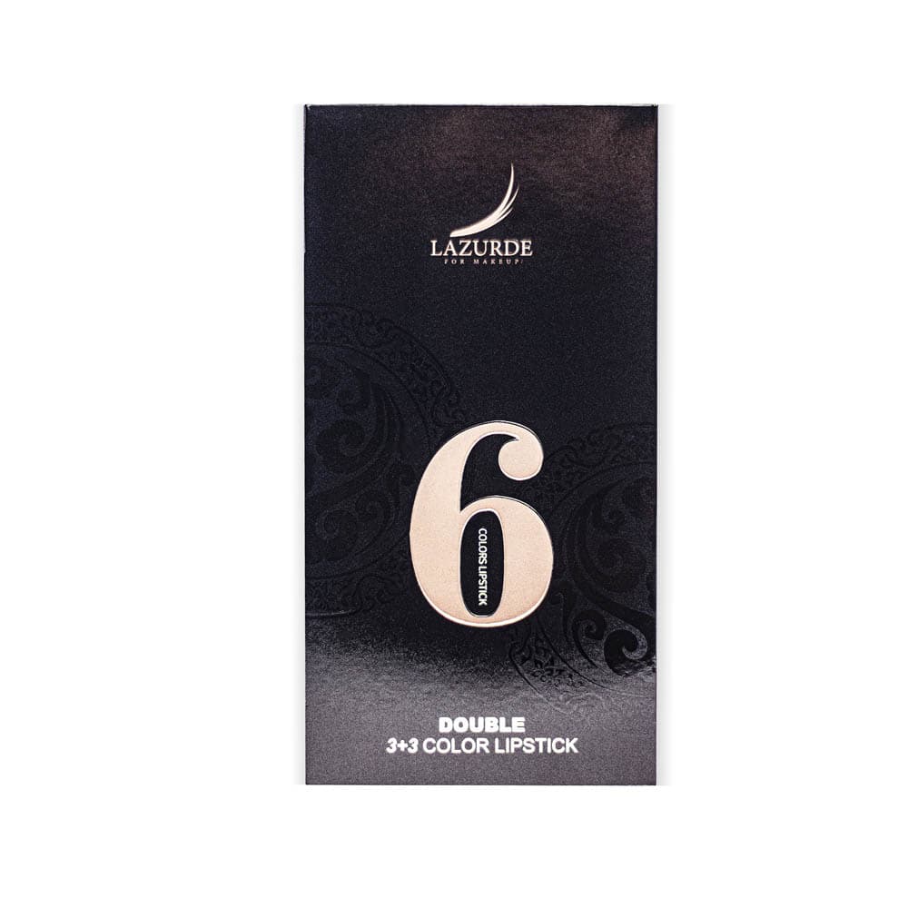 LAZURDE 3+3 COLOR LIPSTICK