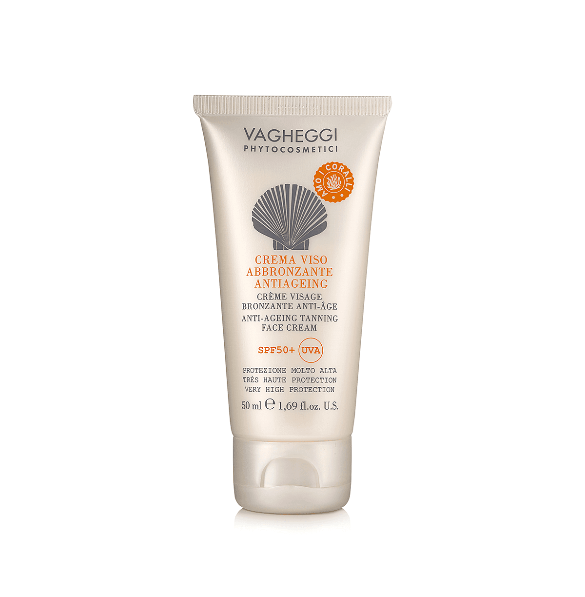 ANTI-AGEING TANNING FACE CREAM SPF50