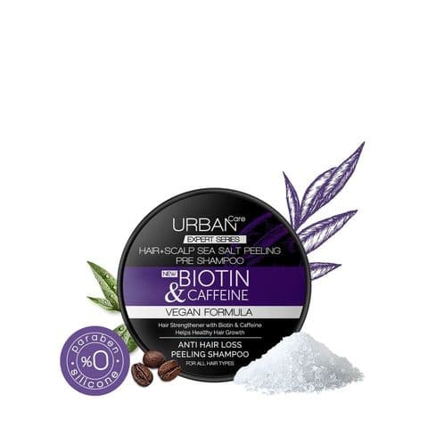 Peeling Shampoo URBAN CARE Biotin & Caffeine
