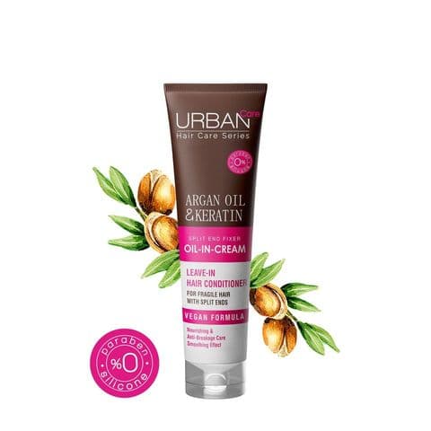 Urban Care Argan Oil & Keratin Leave-In Care Cream