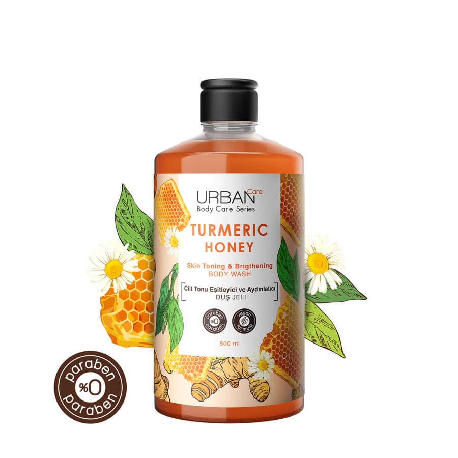 TURMERIC HONEY BODY WASH 500ML