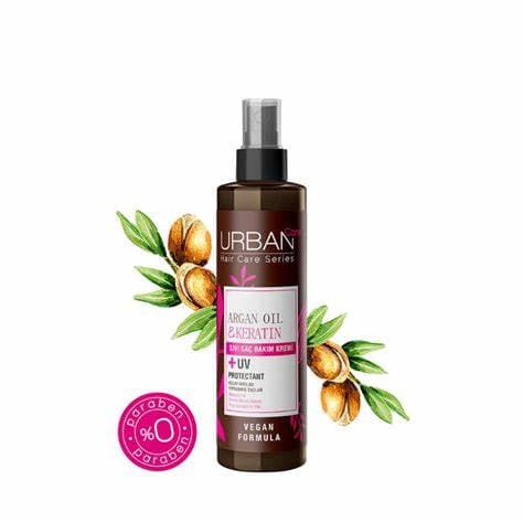 Argan oil and keratin in hair cond
