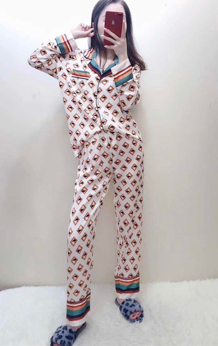 Silk pajama set