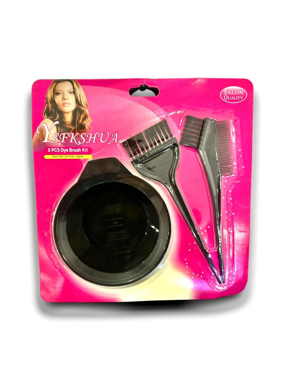 Dye dish and dye brush