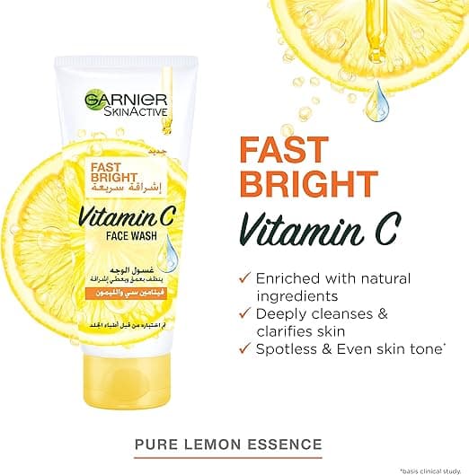 Garnier Face Wash With Vitamin C And Lemon-100ml