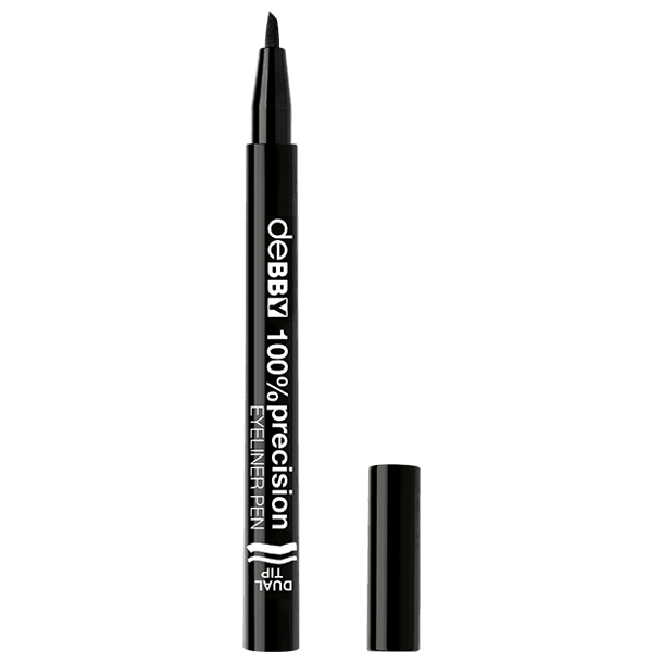 100% precision EYELINER PEN DUAL TIP