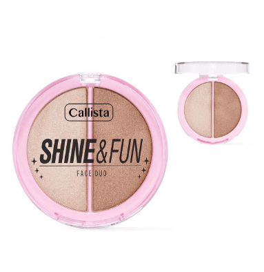 Shine & Fun Face Duo Blush & Highlighter Palette