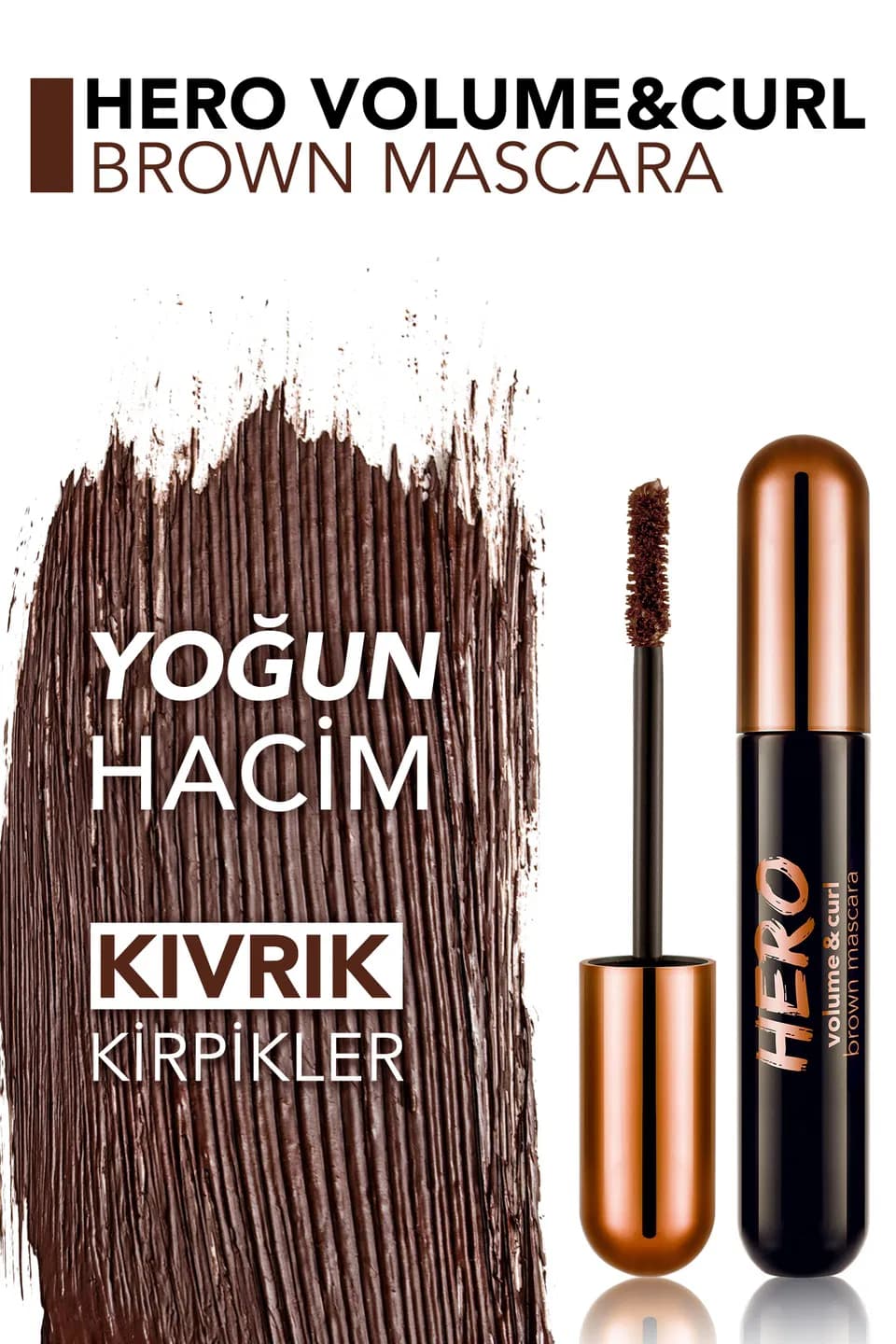 Hero Volume & Curl Brown Mascara