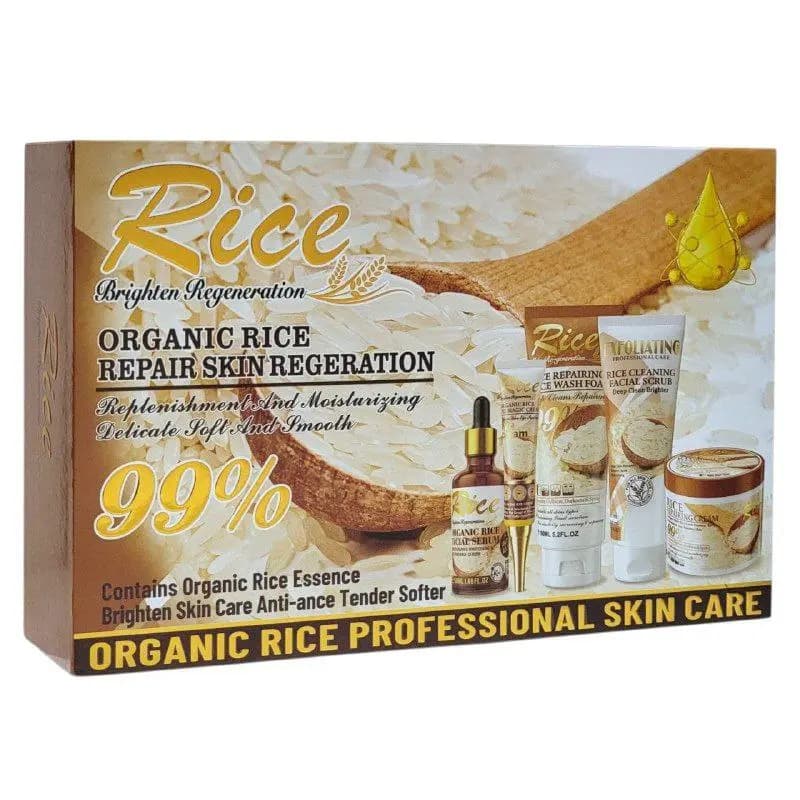 SET DE CUIDADO ARROZ FACIAL 5PCS
