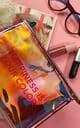 Transparent and colorful makeup bag
