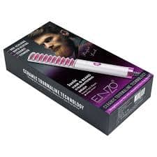 electric beard and hair straightening brush
