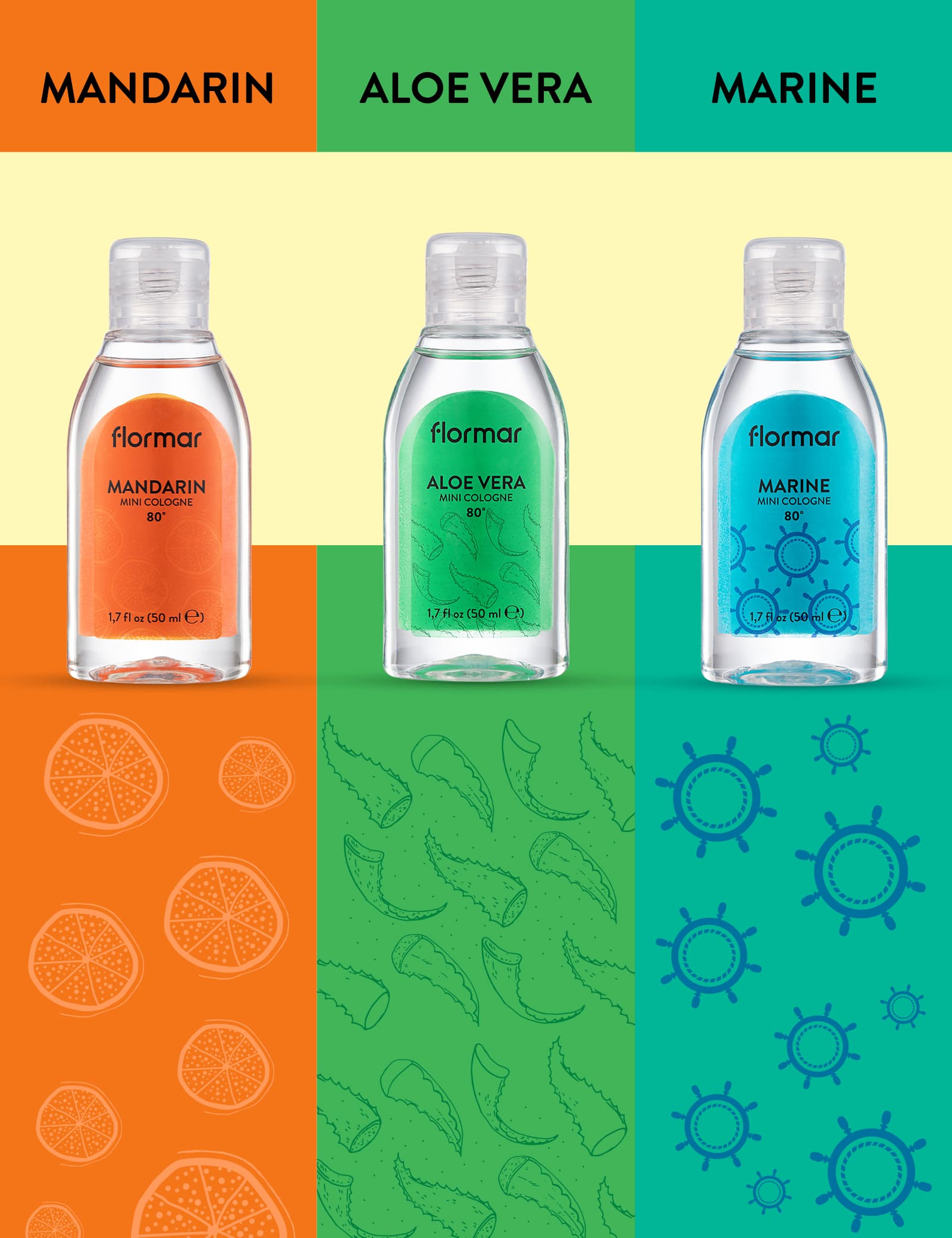 Aloe Vera Scented Cleansing & Refreshing Mini Col