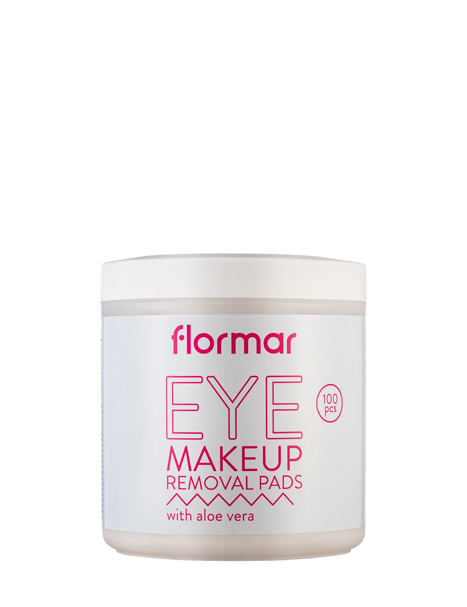 Eye make-up removal pads