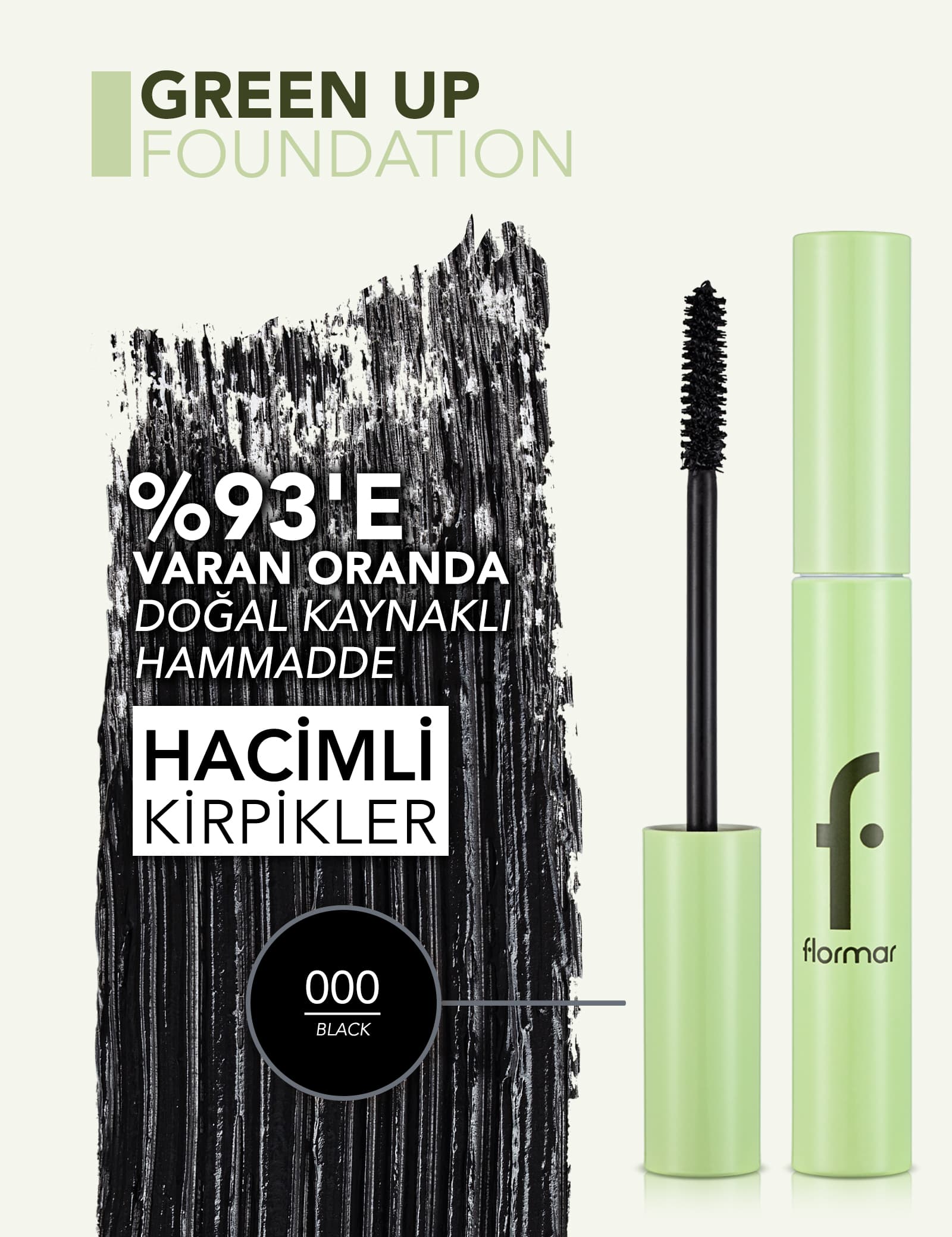 Green Up Volumizing Vegan Mascara