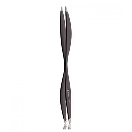 Duo Tweezer Black & Silver