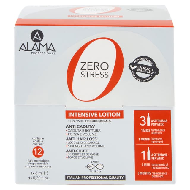 ALAMA ZERO STRESS ANTI HAIR LOSS 12 VIALS